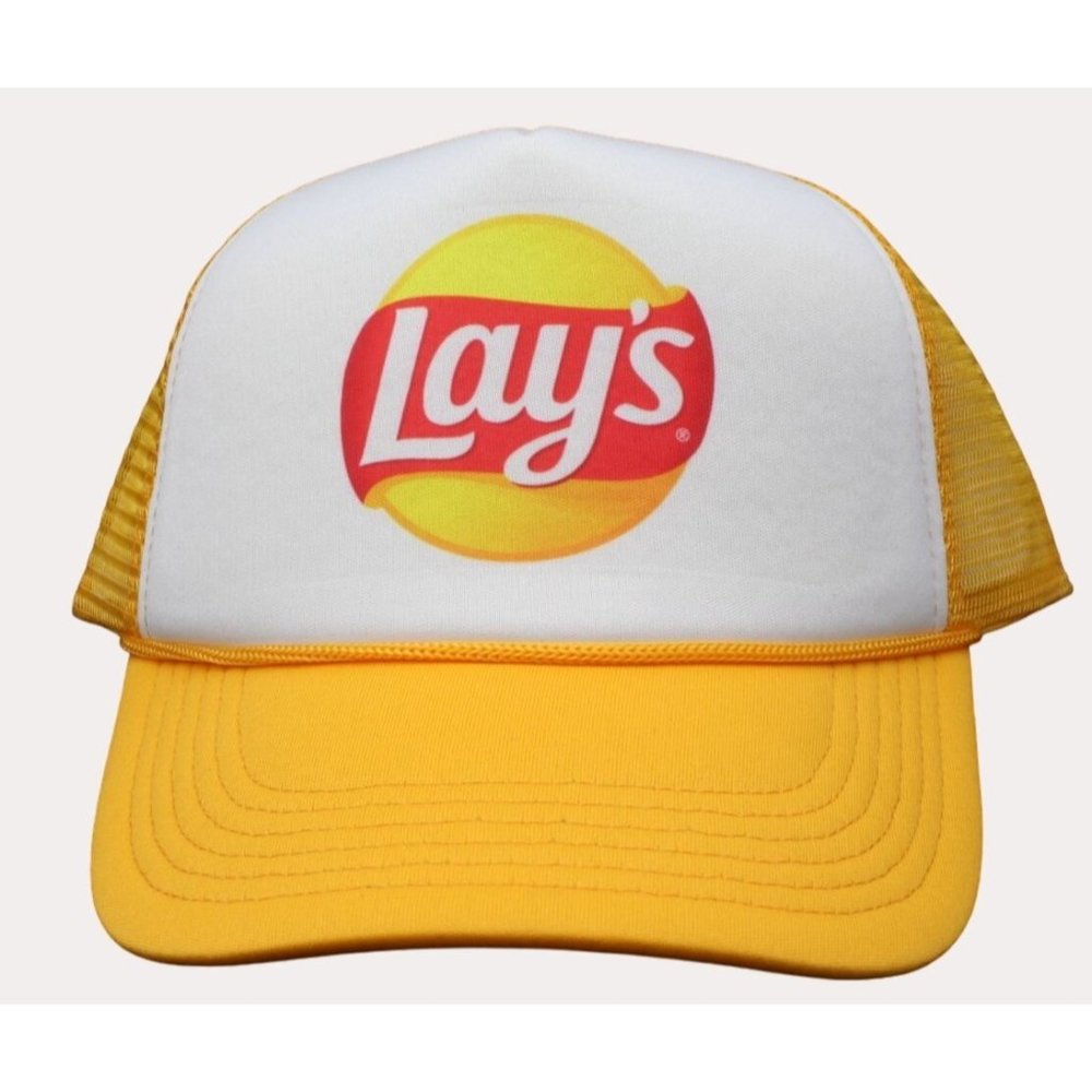 LAYS Hat Vintage Trucker Hat Snap Back Adjustable.